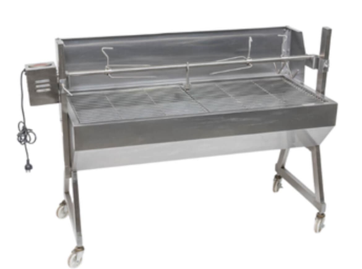 Stainless steel spit roaster equipment