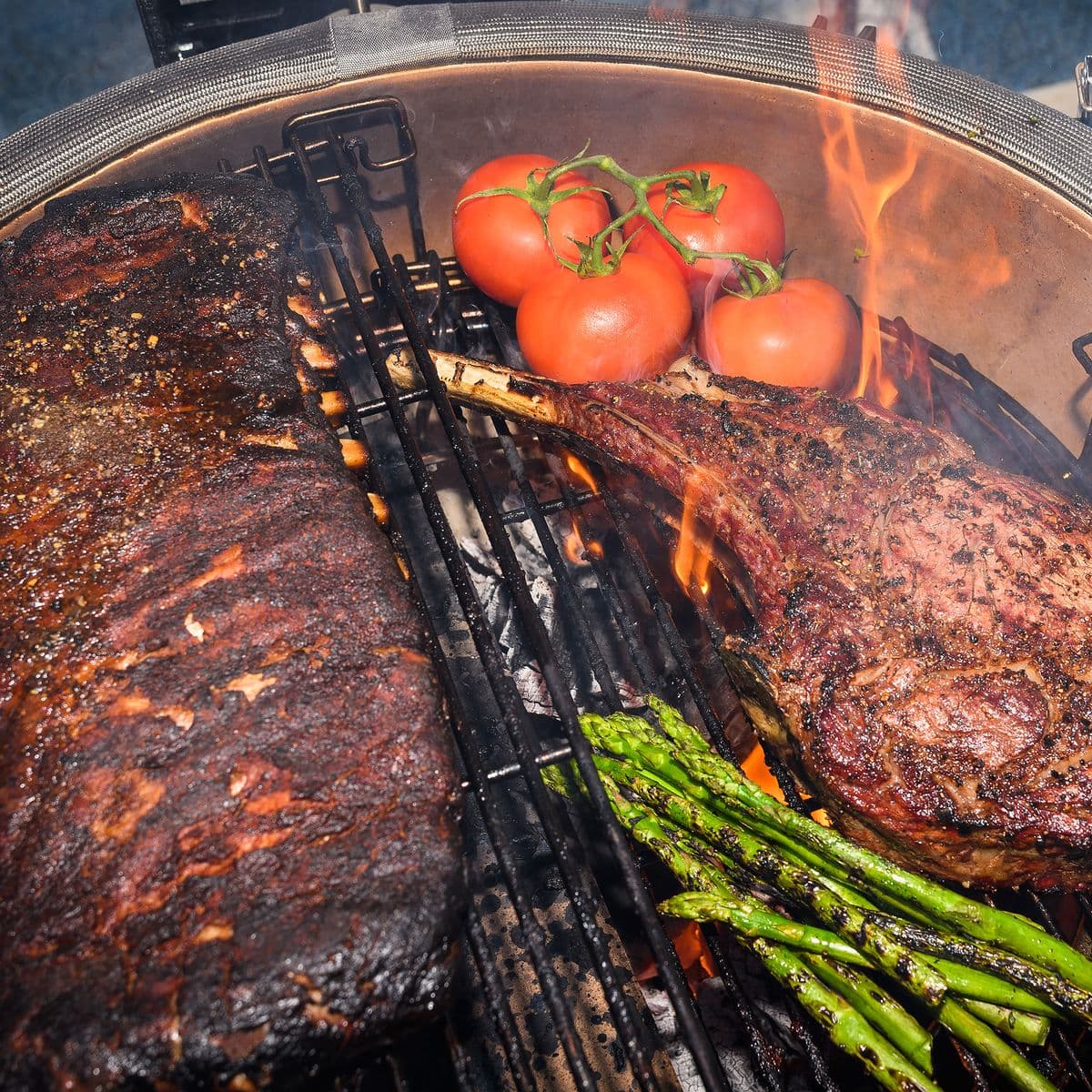 How to Reverse Sear a Steak on a Kamado