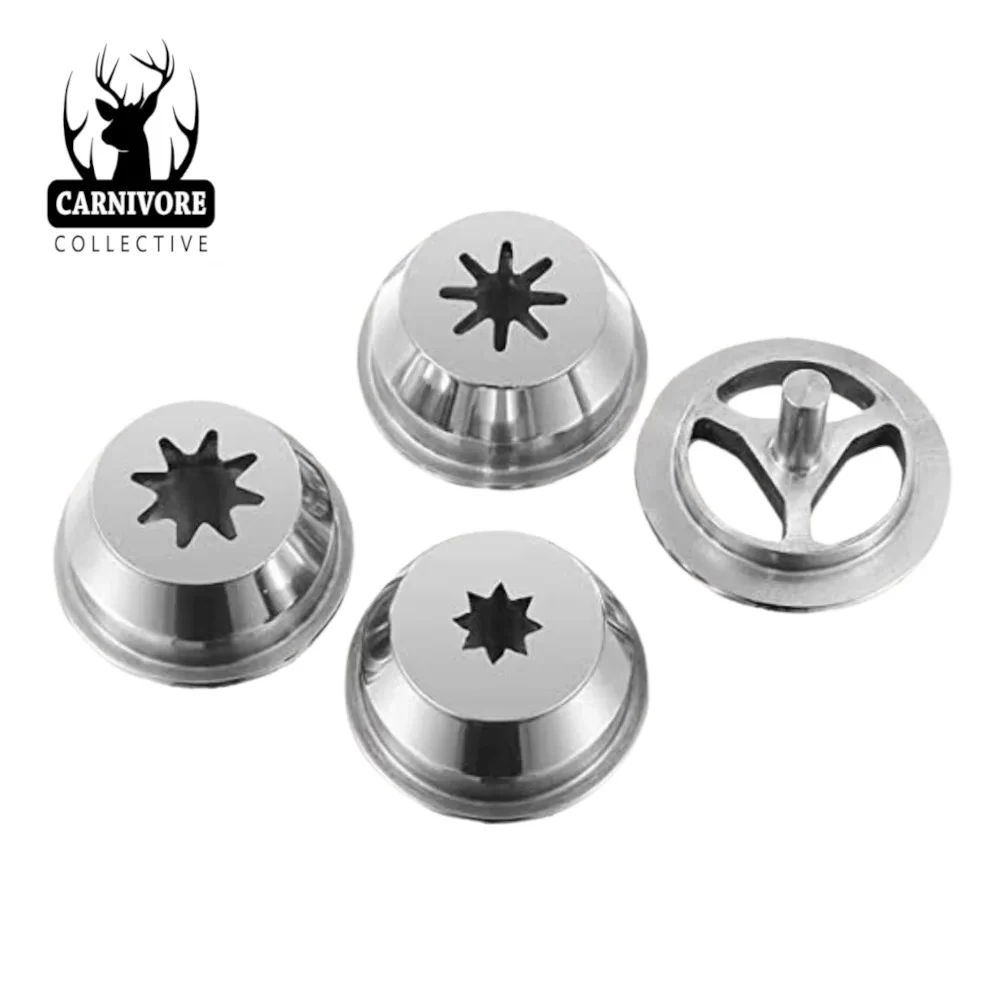 Carnivore Collective 4 Piece Stainless Steel Churros Set