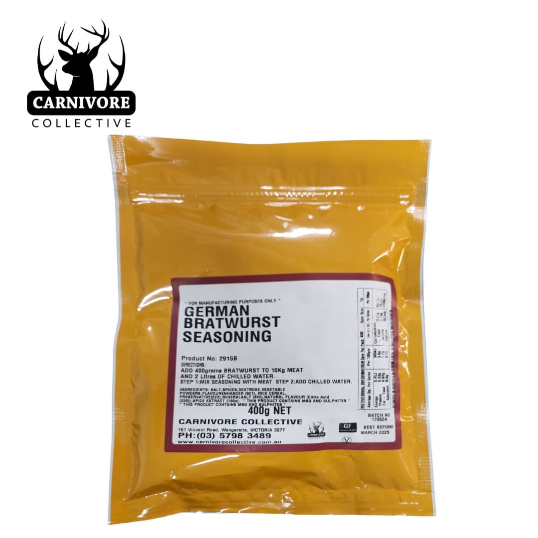 Carnivore Collective German Bratwurst Sausage Seasoning 400g (GF)