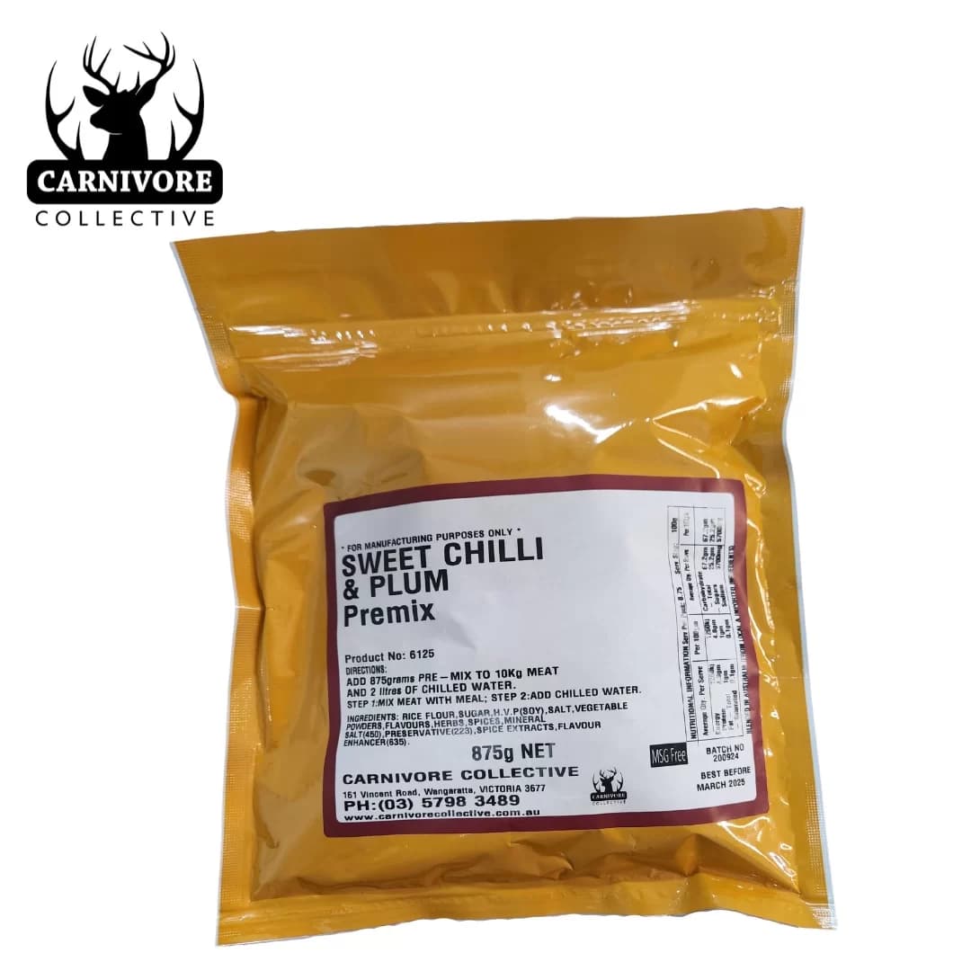 Carnivore Collective Sweet Chilli and Plum Sausage Seasoning 875g (GF)
